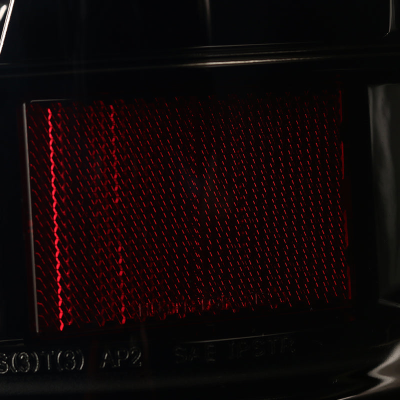 2000-2006 Chevrolet Suburban/Tahoe GMC Yukon/Yukon XL LED C Bar Tail Lights (Glossy Black Housing/Smoked Lens)