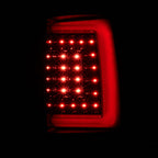2000-2006 Chevrolet Suburban/Tahoe GMC Yukon/Yukon XL LED C Bar Tail Lights (Jet Black Housing/Clear Lens)