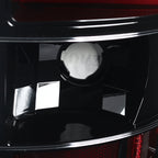 2000-2006 Chevrolet Suburban/Tahoe GMC Yukon/Yukon XL LED C Bar Tail Lights (Jet Black Housing/Clear Lens)