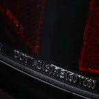 2000-2006 Chevrolet Suburban/Tahoe GMC Yukon/Yukon XL LED C Bar Tail Lights (Jet Black Housing/Clear Lens)