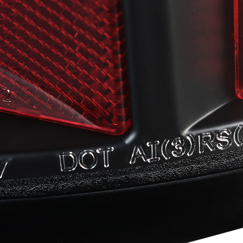 2000-2006 Chevrolet Suburban/Tahoe GMC Yukon/Yukon XL LED C Bar Tail Lights (Matte Black Housing/Clear Lens)