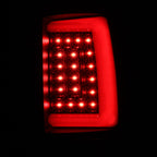 2000-2006 Chevrolet Suburban/Tahoe GMC Yukon/Yukon XL LED C Bar Tail Lights (Black Housing/Clear Lens)