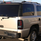 2000-2006 Chevrolet Suburban/Tahoe GMC Yukon/Yukon XL LED C Bar Tail Lights (Black Housing/Clear Lens)