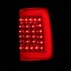 2000-2006 Chevrolet Suburban/Tahoe GMC Yukon/Yukon XL LED C Bar Tail Lights (Chrome Housing/Red Smoked Lens)