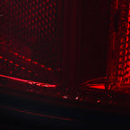 2000-2006 Chevrolet Suburban/Tahoe GMC Yukon/Yukon XL LED C Bar Tail Lights (Chrome Housing/Red Smoked Lens)