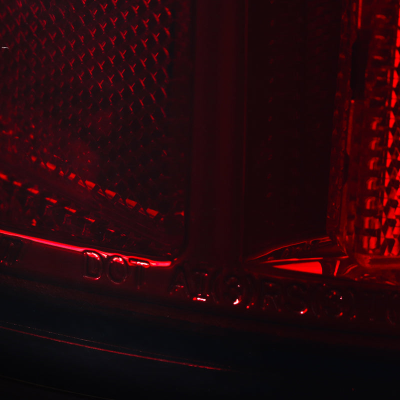 2000-2006 Chevrolet Suburban/Tahoe GMC Yukon/Yukon XL LED C Bar Tail Lights (Chrome Housing/Red Smoked Lens)