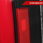 2007-2014 Chevrolet Tahoe/Suburban / 2007-2014 GMC Yukon/Yukon Denali LED Sequential Turn Signal Tail Lights  (Jet Black Housing/Clear Lens)