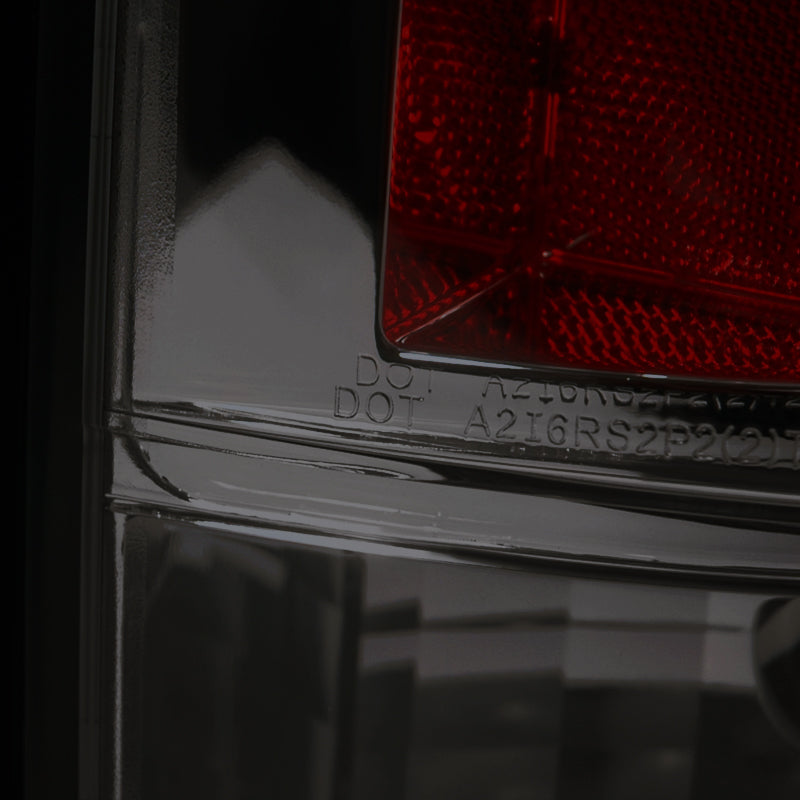 2007-2014 Chevrolet Tahoe/Suburban LED Tail Lights (Chrome Housing/Smoked Lens)