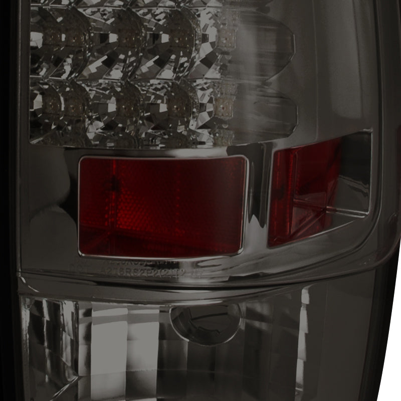 2007-2014 Chevrolet Tahoe/Suburban LED Tail Lights (Chrome Housing/Smoked Lens)