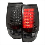 2007-2014 Chevrolet Tahoe/Suburban LED Tail Lights (Chrome Housing/Smoked Lens)