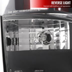 2007-2014 Chevrolet Tahoe/Suburban LED Tail Lights (Matte Black Housing/Clear Lens)