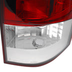 2007-2014 Chevrolet Tahoe/Suburban LED Tail Lights (Chrome Housing/Red Clear Lens)