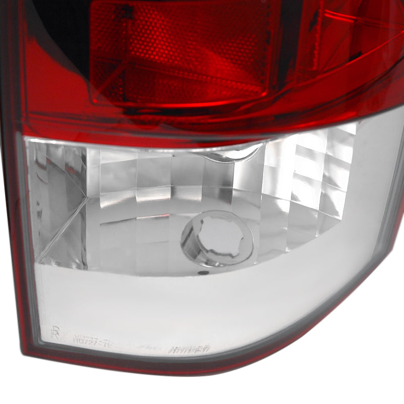2007-2014 Chevrolet Tahoe/Suburban LED Tail Lights (Chrome Housing/Red Clear Lens)