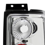 1997-2002 Ford Expedition Tail Lights (Chrome Housing/Clear Lens)