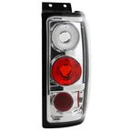 1997-2002 Ford Expedition Tail Lights (Chrome Housing/Clear Lens)