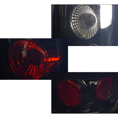 1997-2002 Ford Expedition Tail Lights (Glossy Black Housing/Smoked Lens)