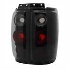 1997-2002 Ford Expedition Tail Lights (Glossy Black Housing/Smoked Lens)