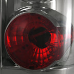 1997-2002 Ford Expedition Tail Lights (Chrome Housing/Smoked Lens)
