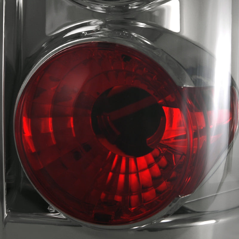 1997-2002 Ford Expedition Tail Lights (Chrome Housing/Smoked Lens)
