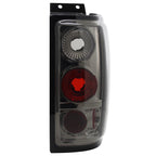 1997-2002 Ford Expedition Tail Lights (Chrome Housing/Smoked Lens)