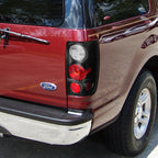 1997-2002 Ford Expedition Tail Lights (Matte Black Housing/Clear Lens)