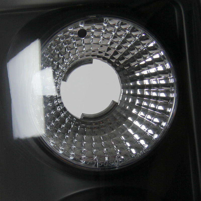 1997-2002 Ford Expedition Tail Lights (Matte Black Housing/Clear Lens)