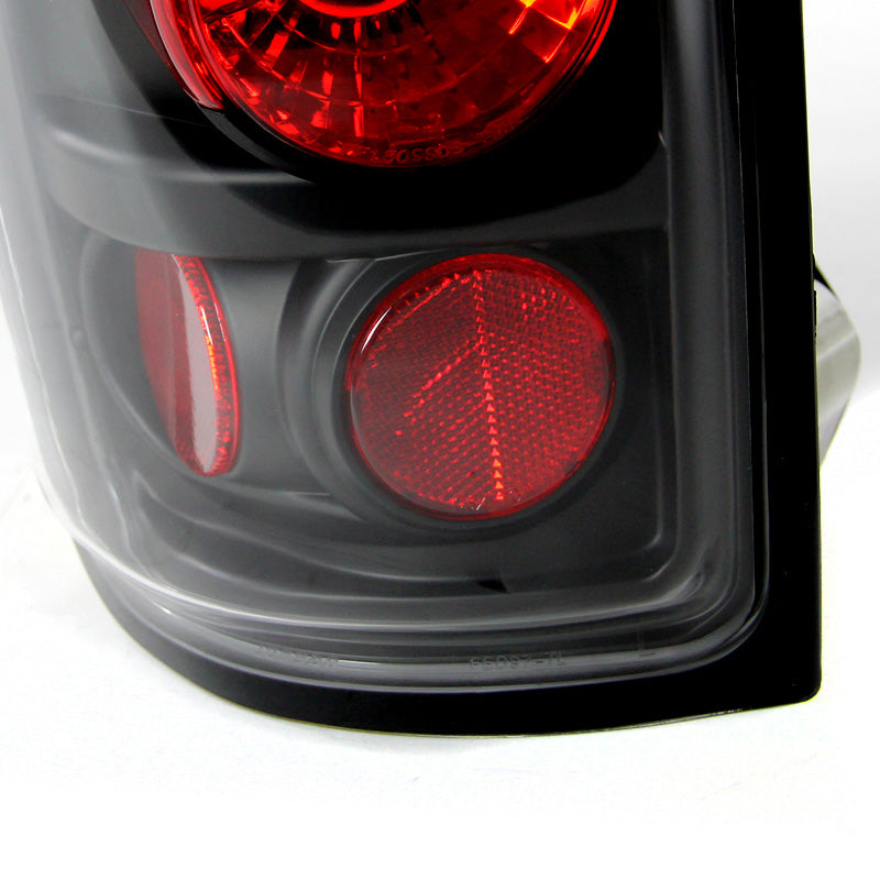1997-2002 Ford Expedition Tail Lights (Matte Black Housing/Clear Lens)
