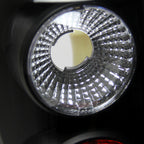 1997-2002 Ford Expedition Tail Lights (Matte Black Housing/Clear Lens)