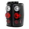 1997-2002 Ford Expedition Tail Lights (Matte Black Housing/Clear Lens)