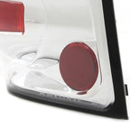 2002-2005 Ford Explorer Tail Lights (Chrome Housing/Clear Lens)