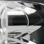 2002-2005 Ford Explorer Tail Lights (Chrome Housing/Clear Lens)