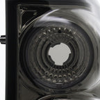 2002-2005 Ford Explorer Tail Lights (Chrome Housing/Smoked Lens)