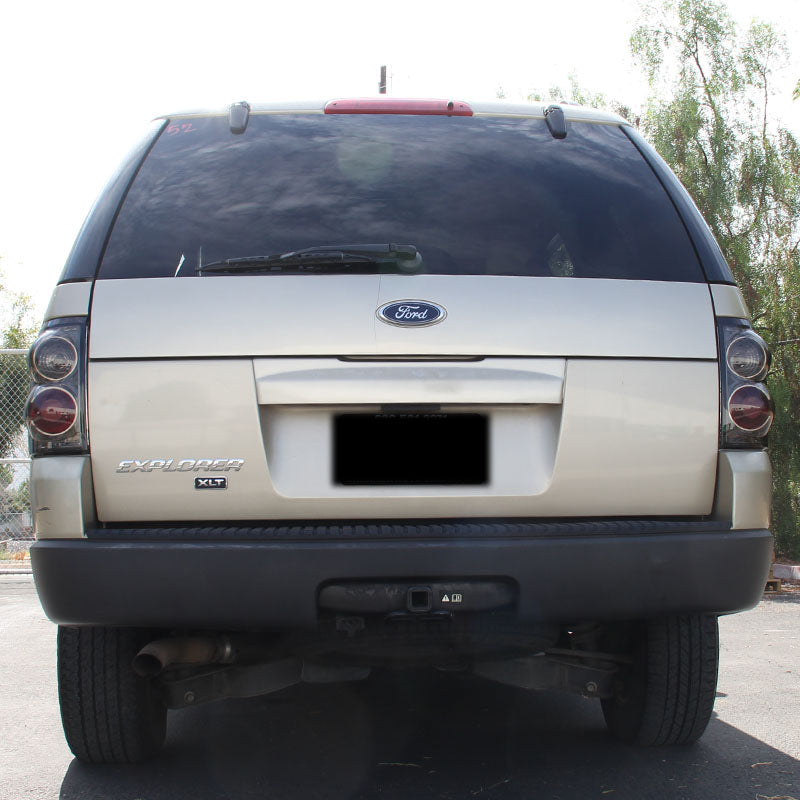 2002-2005 Ford Explorer Tail Lights (Chrome Housing/Smoked Lens)