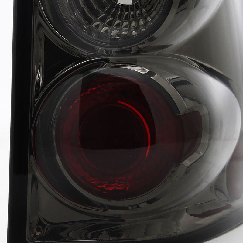 2002-2005 Ford Explorer Tail Lights (Chrome Housing/Smoked Lens)
