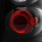 2002-2005 Ford Explorer Tail Lights (Matte Black Housing/Clear Lens)