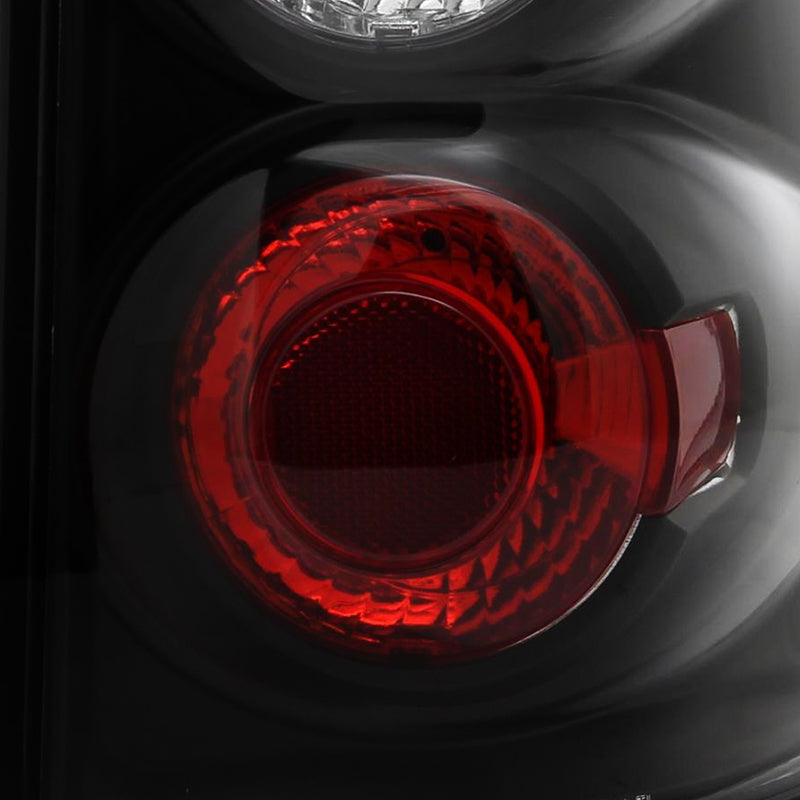 2002-2005 Ford Explorer Tail Lights (Matte Black Housing/Clear Lens)