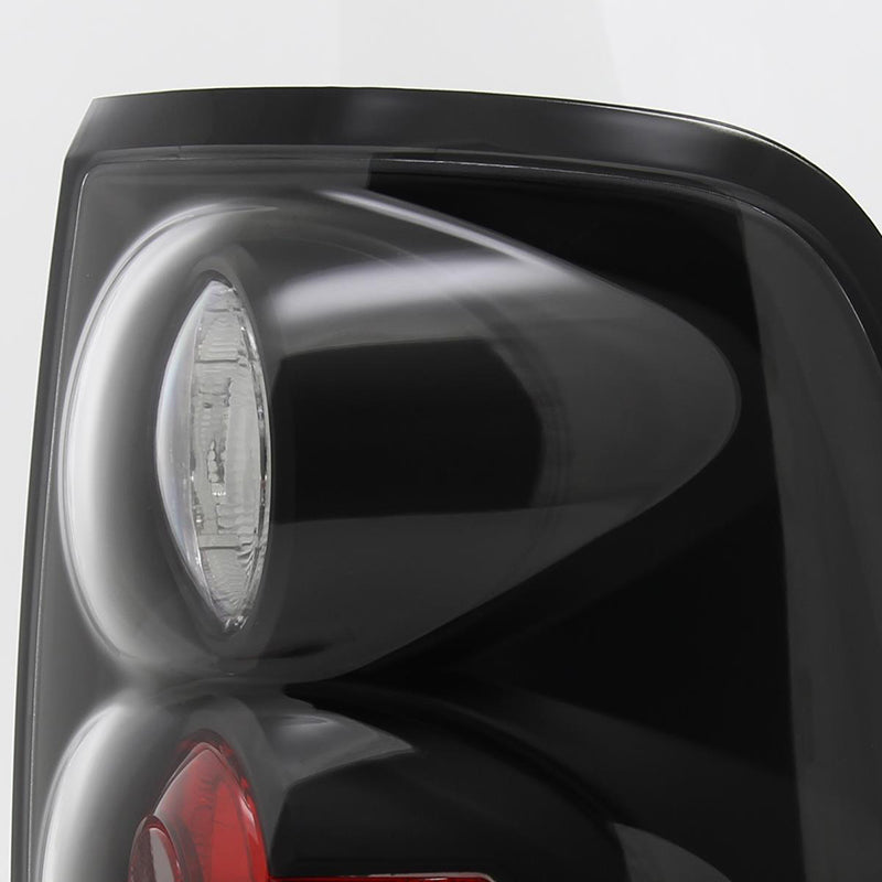 2002-2005 Ford Explorer Tail Lights (Matte Black Housing/Clear Lens)