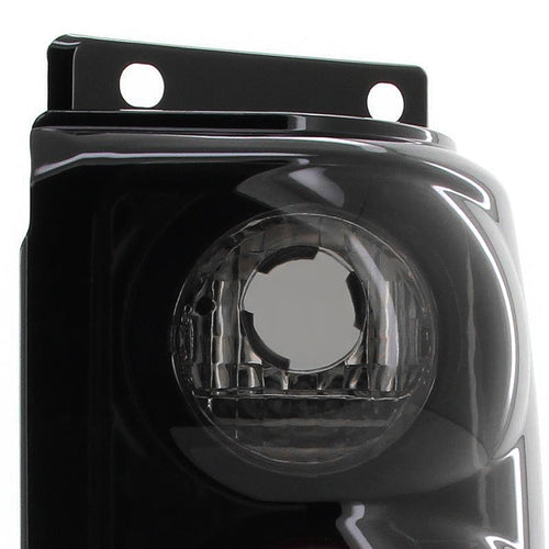 1995-1997 Ford Explorer Tail Lights (Glossy Black Housing/Smoked Lens)