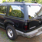 1995-1997 Ford Explorer Tail Lights (Glossy Black Housing/Smoked Lens)
