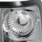 2004-2008 Ford F-150 Styleside Tail Lights (Chrome Housing/Clear Lens)