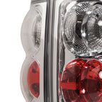 2004-2008 Ford F-150 Styleside Tail Lights (Chrome Housing/Clear Lens)