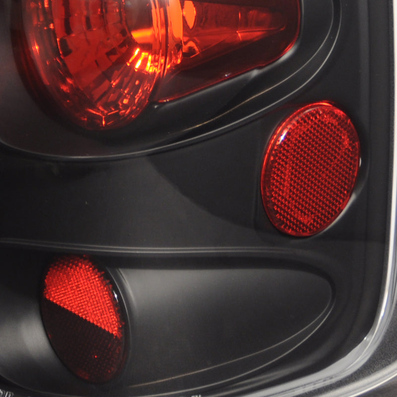 2004-2008 Ford F-150 Styleside Tail Lights (Matte Black Housing/Clear Lens)
