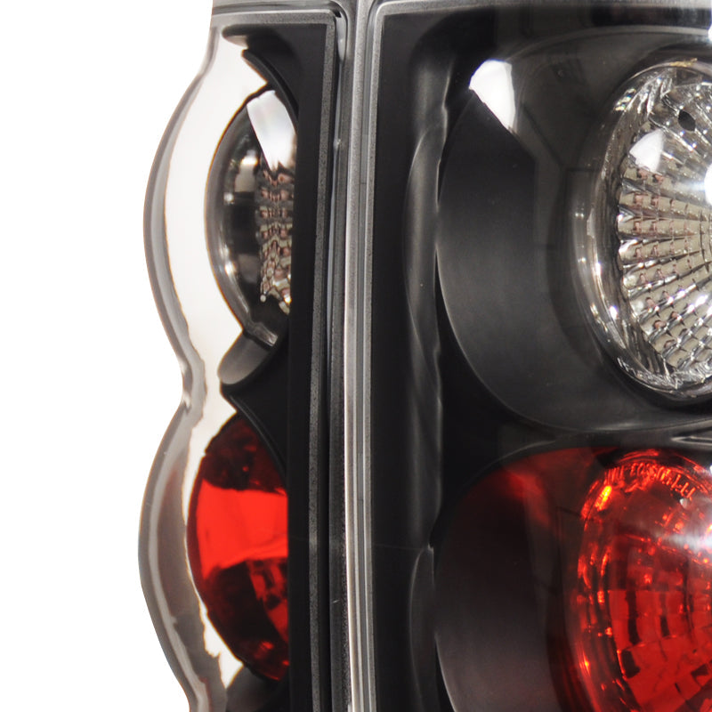 2004-2008 Ford F-150 Styleside Tail Lights (Matte Black Housing/Clear Lens)