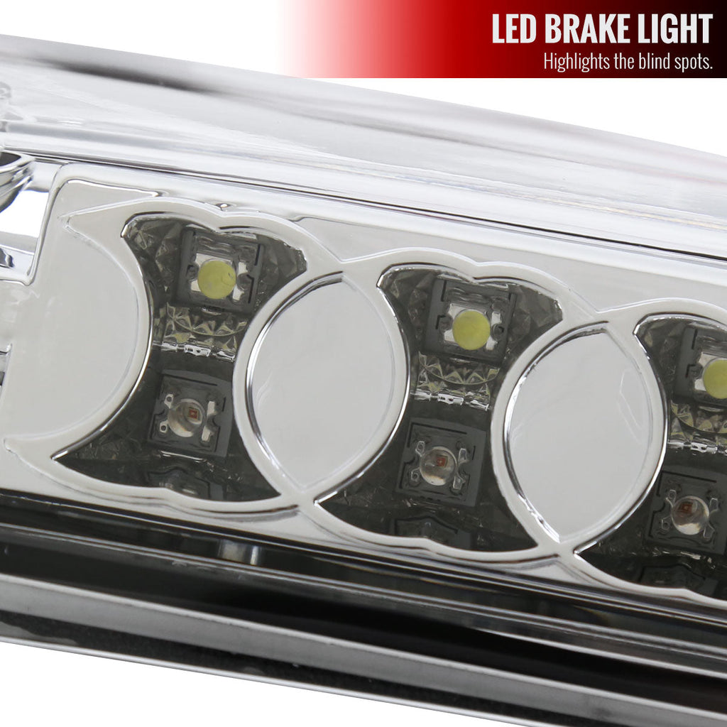 2004-2008 Ford F-150 LED 3rd Brake Light (Chrome Housing/Clear Lens)