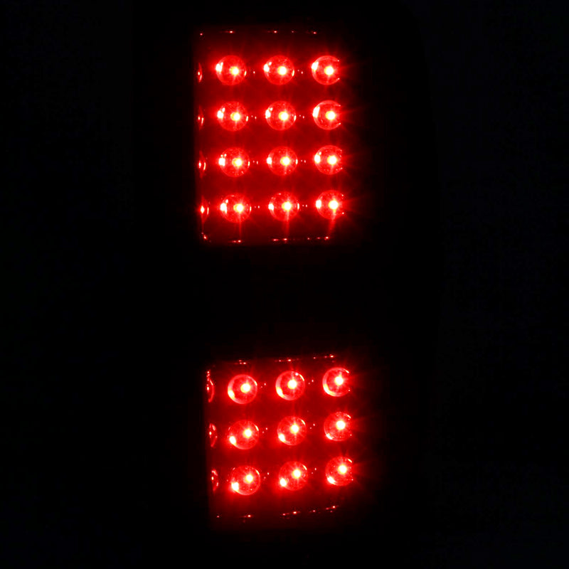 2009-2014 Ford F-150 LED Tail Lights (Glossy Black Housing/Smoked Lens)