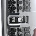 2009-2014 Ford F-150 LED Tail Lights (Chrome Housing/Clear Lens)