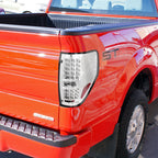 2009-2014 Ford F-150 LED Tail Lights (Chrome Housing/Clear Lens)