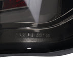 2009-2014 Ford F-150 White C-Bar LED Tail Lights (Chrome Housing/Smoked Lens)