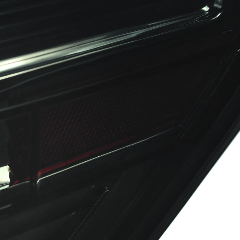 2009-2014 Ford F-150 LED Tail Lights - OZ (Chrome Housing/Smoked Lens)