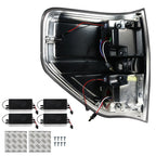 2009-2014 Ford F-150 LED Tail Lights - OZ (Chrome Housing/Smoked Lens)